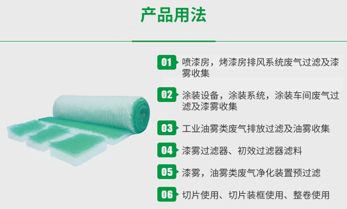 過濾棉使用方法